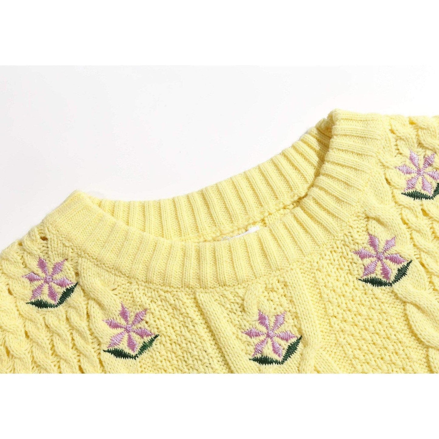 woman's sweater embroidery top