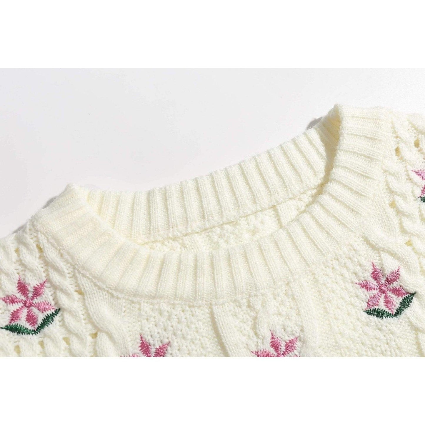 woman's sweater embroidery top