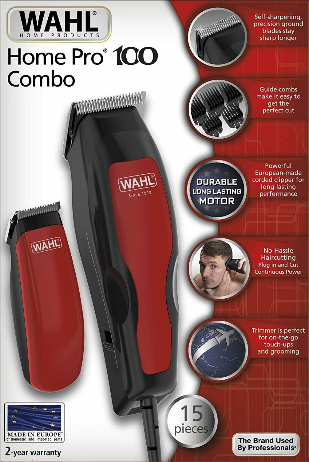 Wahl Home Pro 100 Combo Set Trimmer & Tondeuse