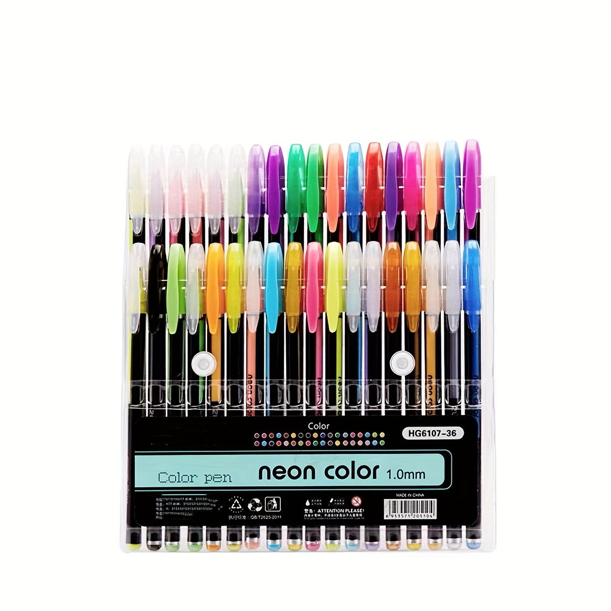 8/24/36/48/60/100pcsGelmushta Gel Pens Unique Colors (No Duplicates) Set For Adult Coloring Books Drawing With Case