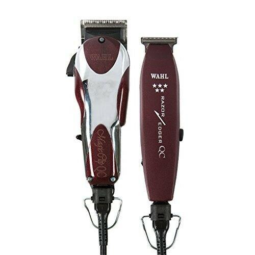 Wahl Professional Barber Machine Hair Cutting Kit Clipper Haircut Trimmer Set