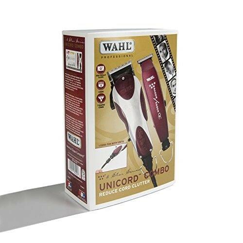 Wahl Professional Barber Machine Hair Cutting Kit Clipper Haircut Trimmer Set