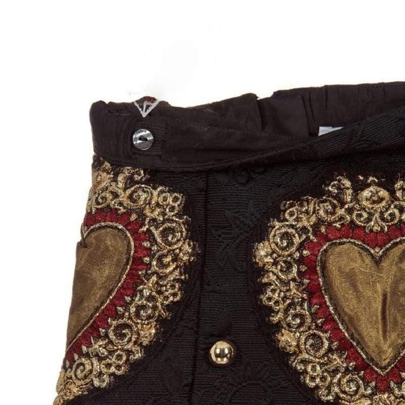 vintage heart skirt embroidery