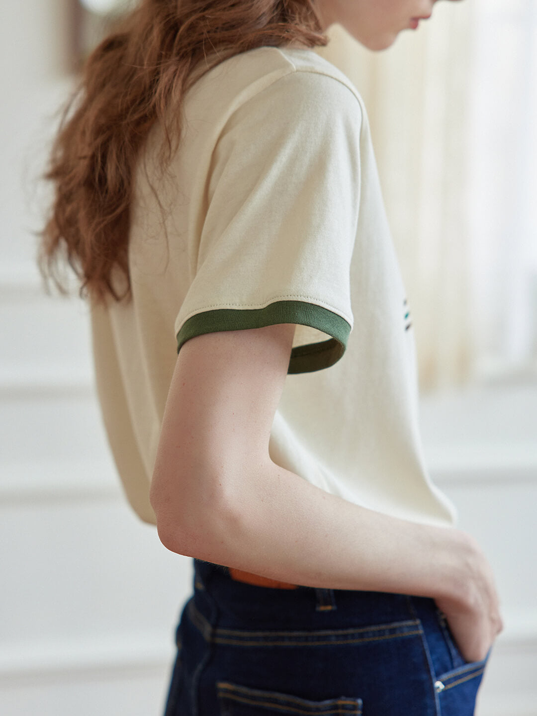 【Final Sale】Maya Logo Printed Vintage T-Shirt