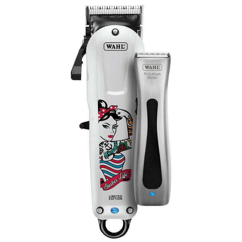 Wahl Barber Life Combo Cordless Super Taper clipper, Beret Trimmer & Tool Case