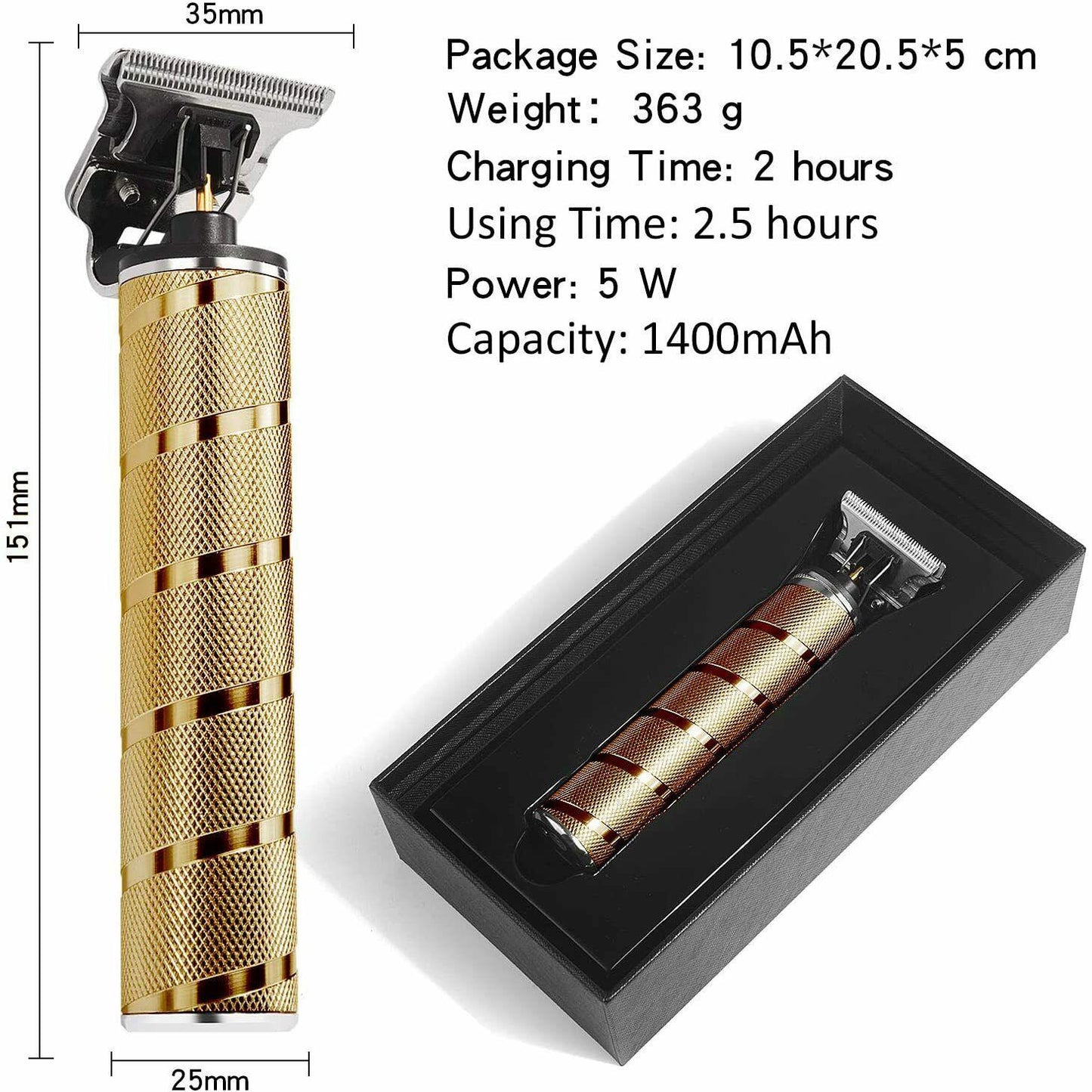 Xnuoyo Electric Hair Clippers, Trimmer Professional Mens Barber Rechargable