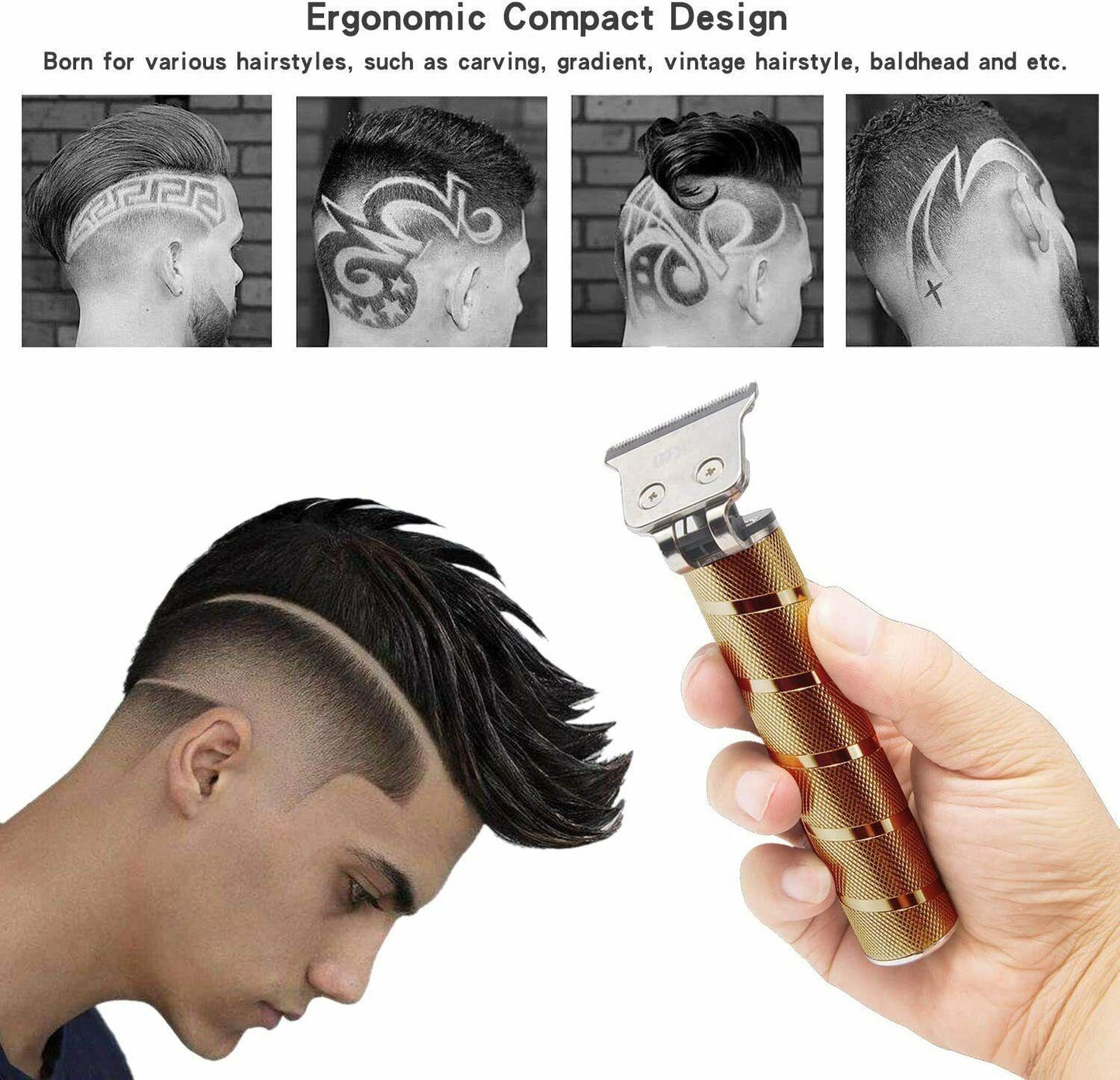 Xnuoyo Electric Hair Clippers, Trimmer Professional Mens Barber Rechargable