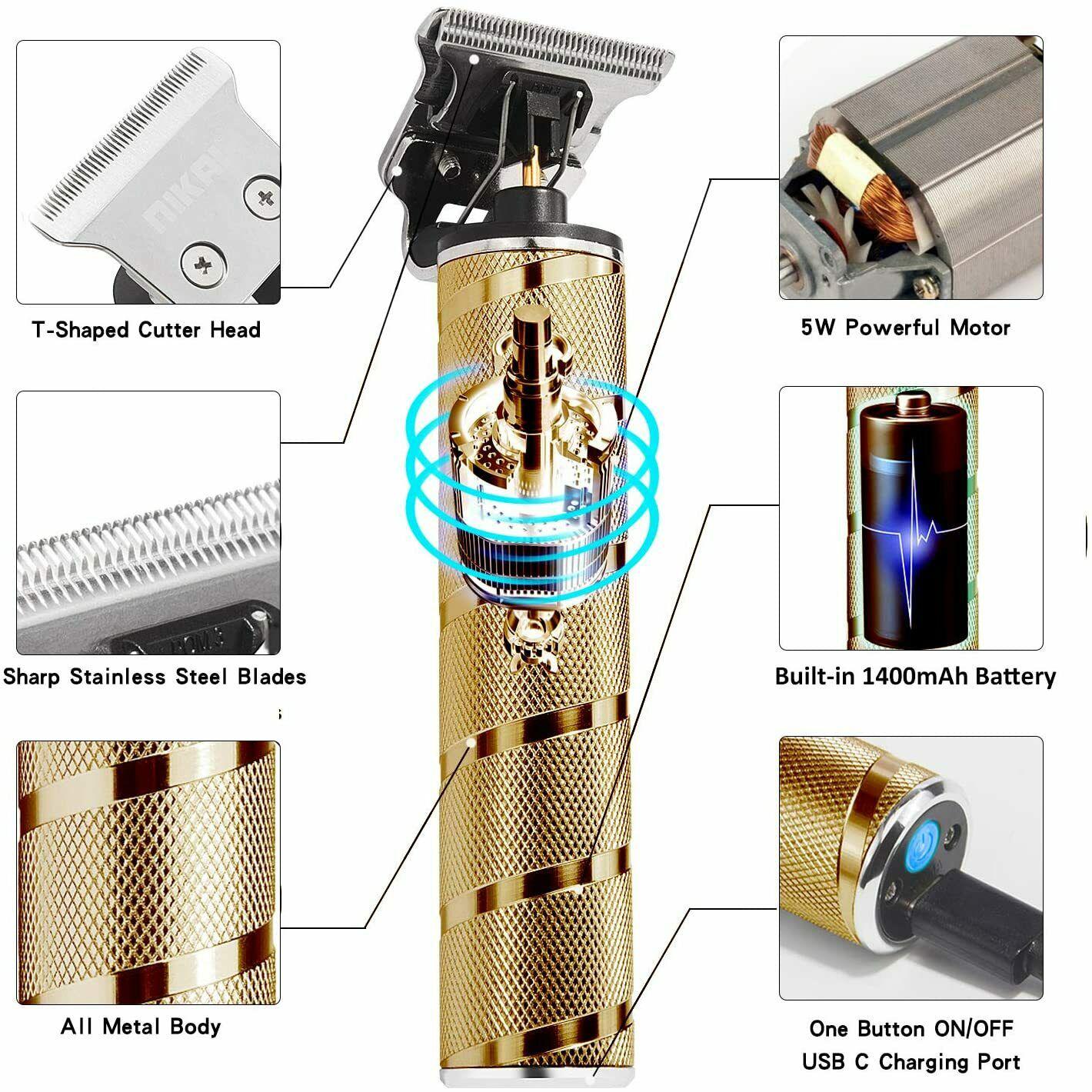 Xnuoyo Electric Hair Clippers, Trimmer Professional Mens Barber Rechargable