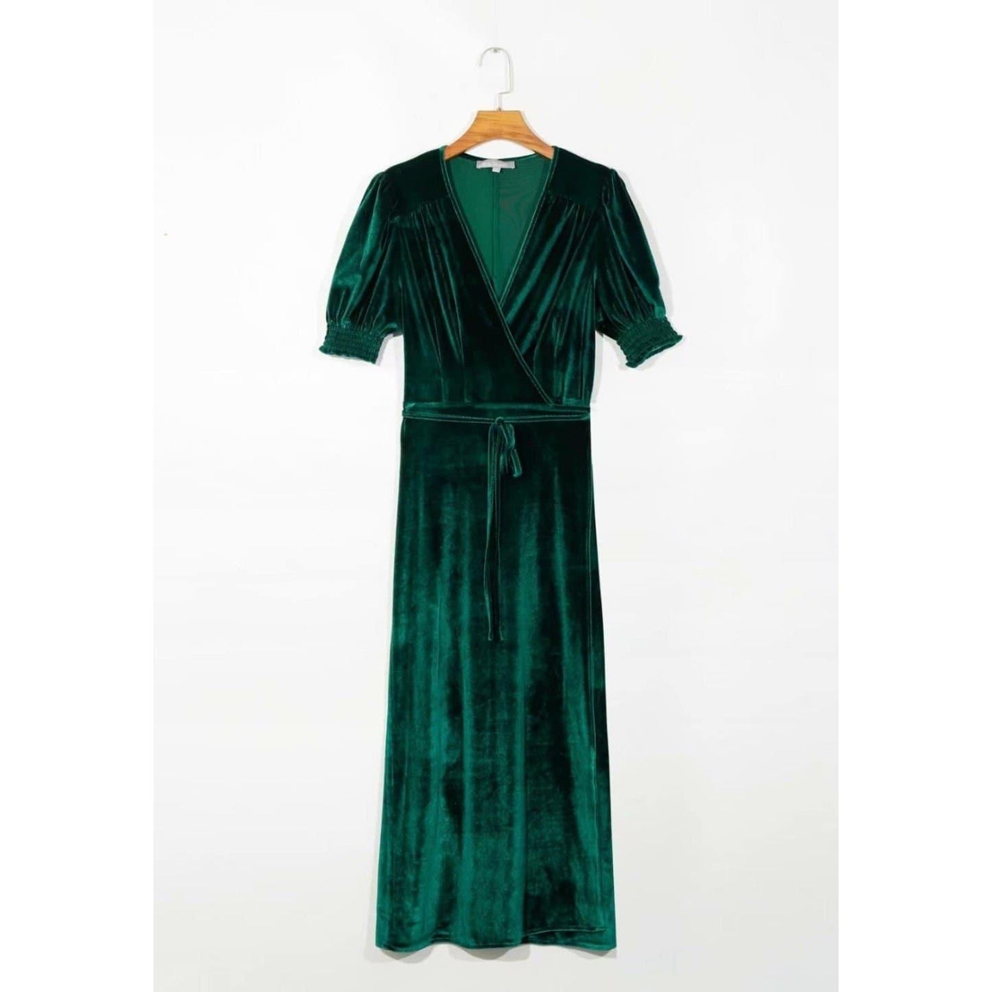 vintage elegant slim waist long dress