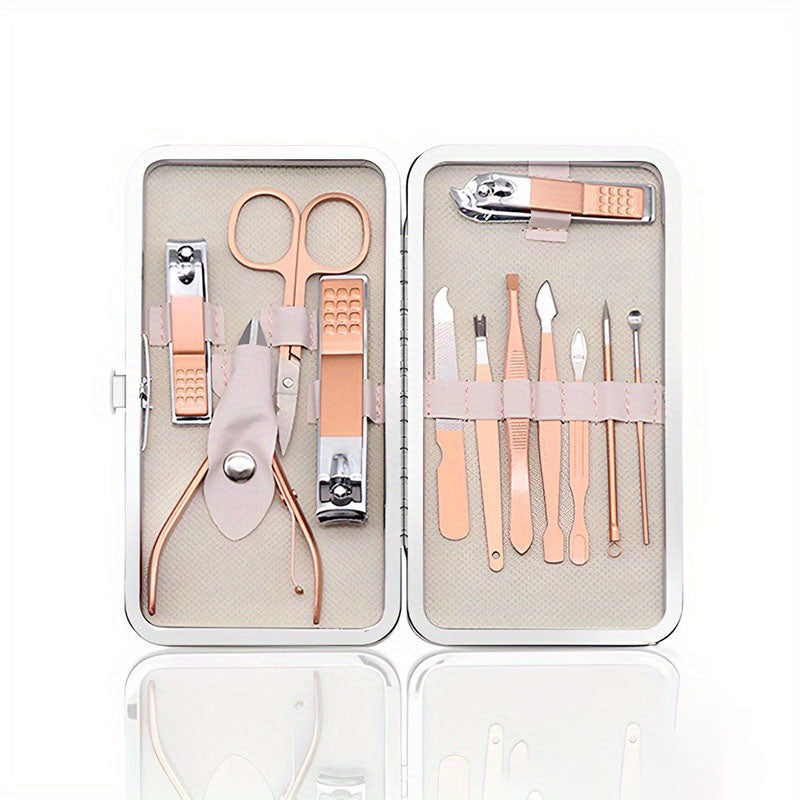 7/10/12/15/18 In 1 Professional Steel Nail Clipper Pedicure& Manicure Set - All Purpose Set For Nails Daily And Salon !
