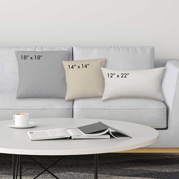 winter wonderland personalized throw pillow