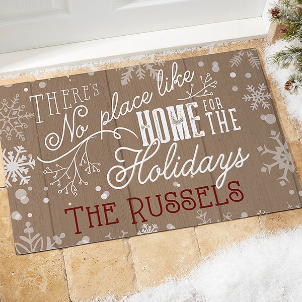 no place like home personalized doormats