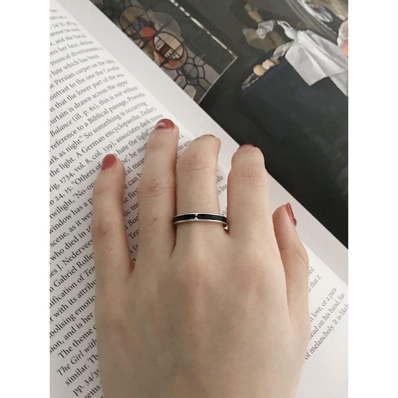 vintage black arrow 925 sterling silver adjustable ring