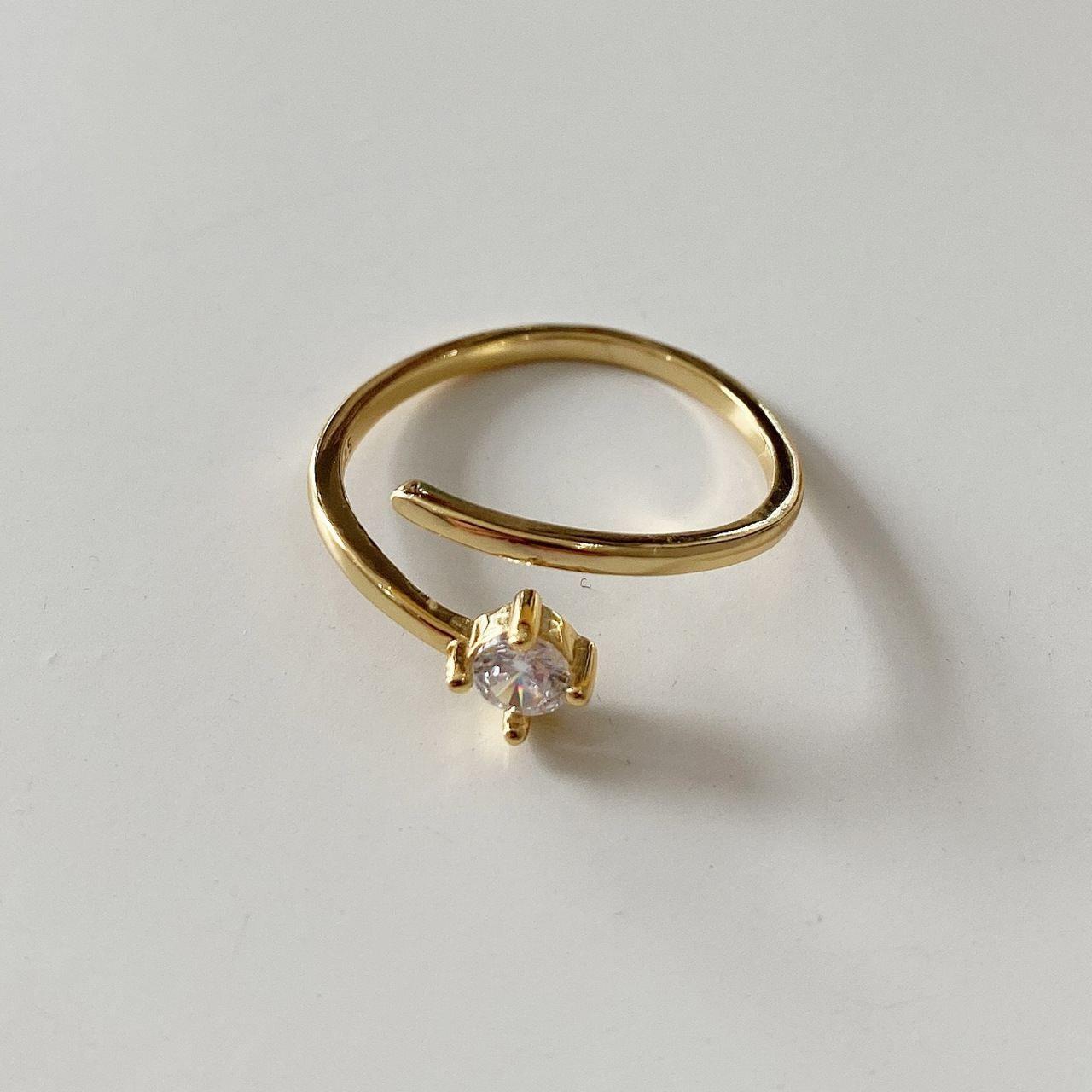 wedding round cz 925 sterling silver adjustable ring