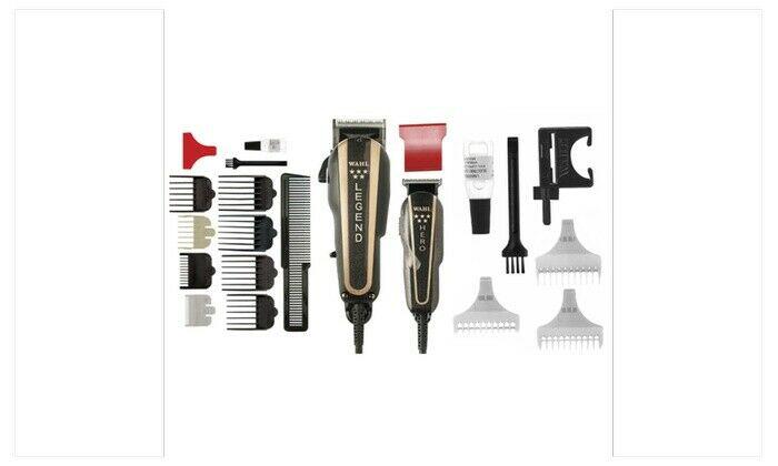 WAHL Combo Professional Trimmer HERO & Hair Clipper LEGEND 5 Star Barber 220Volt