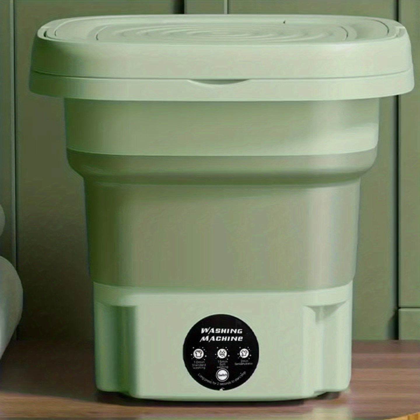 8L Foldable Mini Washing Machine: Fully Automatic Portable & Compact For Baby & Toddler Clothes, Underwear, Panties & Socks!