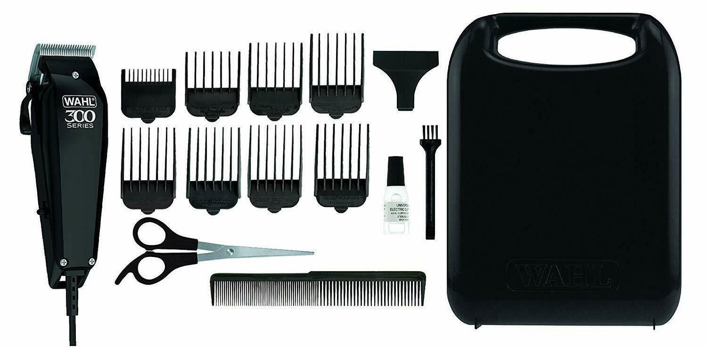 Wahl 9247-1316 Trimmer Series 300 With Case System of Auto-afilado 8 Combs