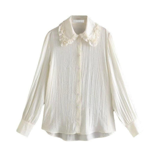 vintage lapel long sleeve