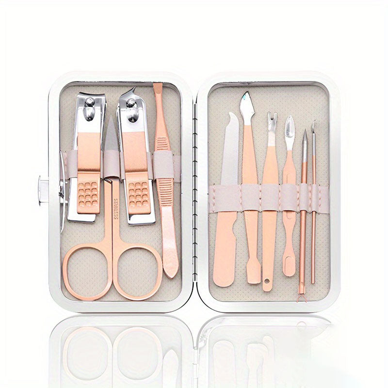 7/10/12/15/18 In 1 Professional Steel Nail Clipper Pedicure& Manicure Set - All Purpose Set For Nails Daily And Salon !