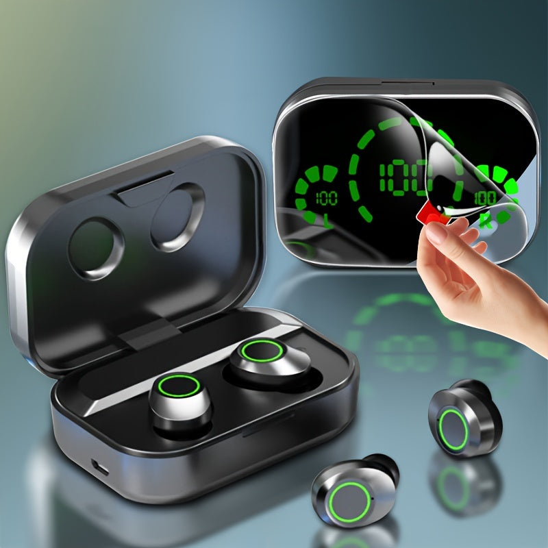 Wireless Earphones Headphones with LED Display Touch In-Ear TWS Wireless Earbuds Sports Music Game Headset For IOS/Android