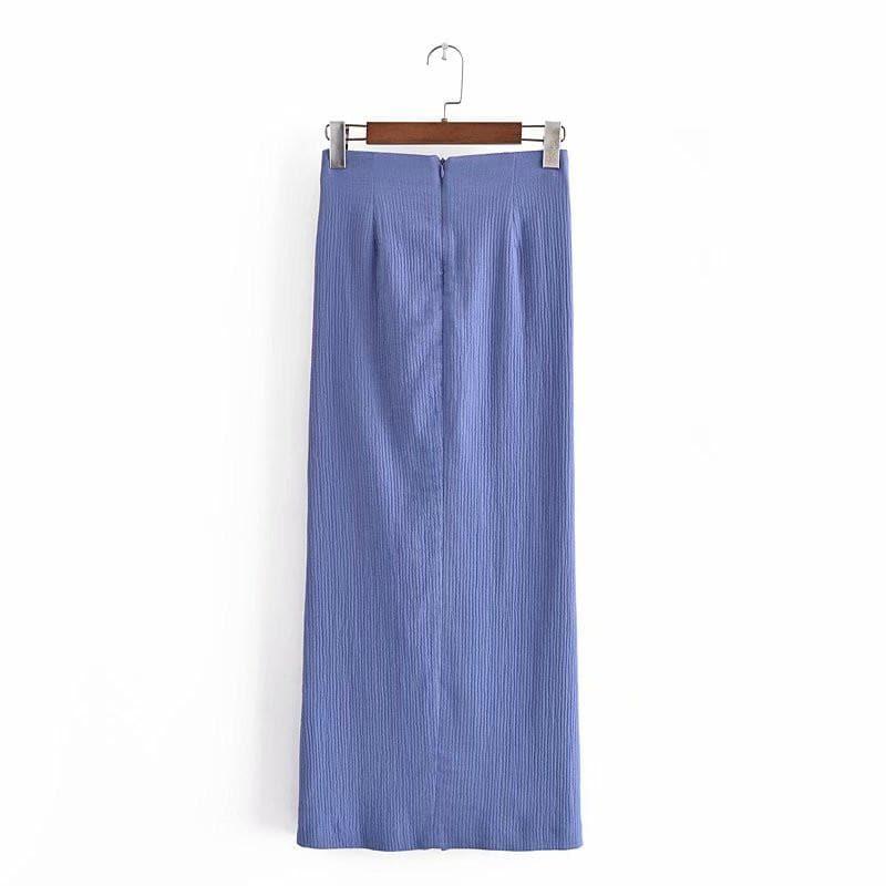 vintage textured knot summer skirt