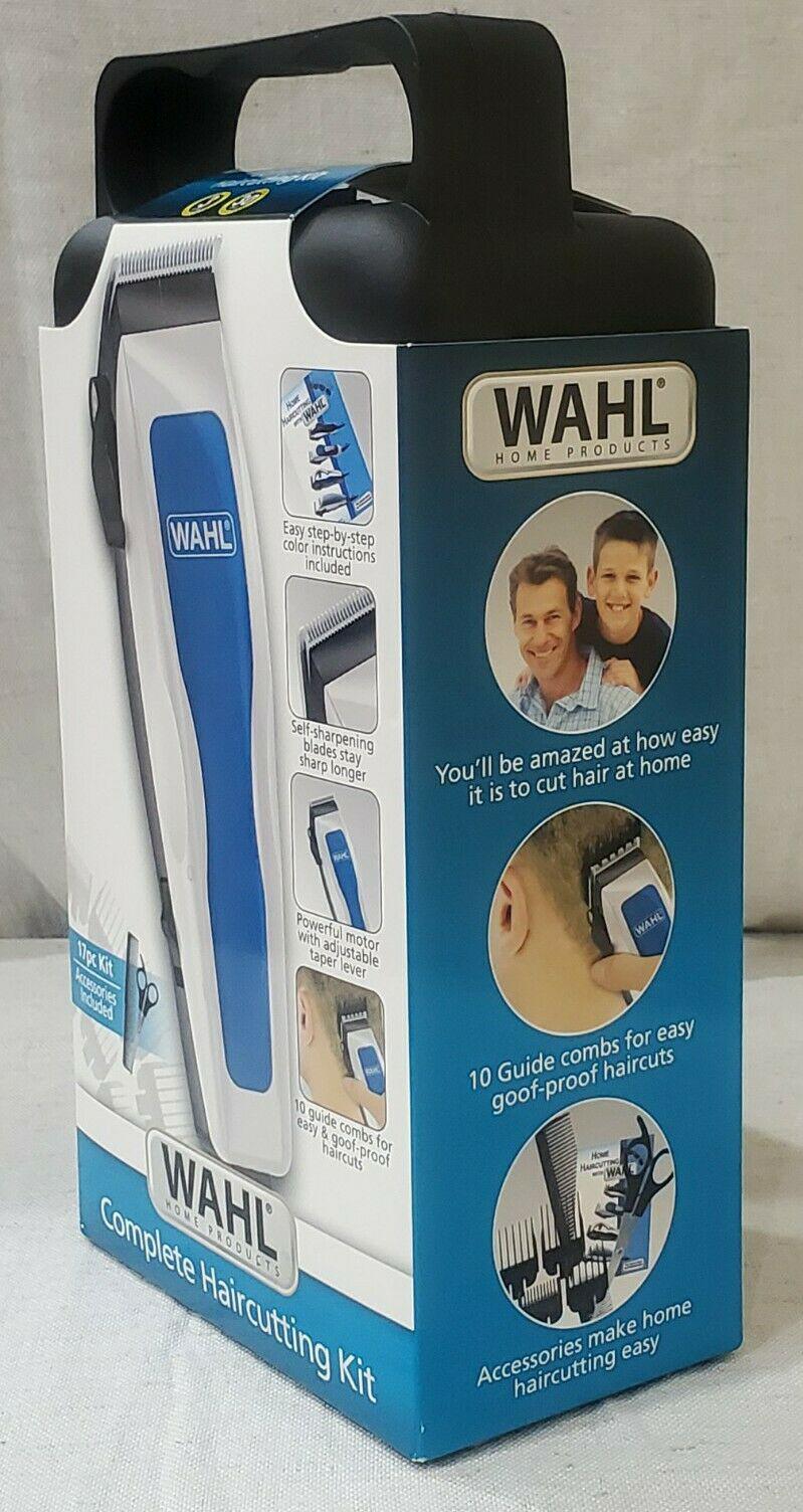 WAHL 17 Piece Complete Haircutting Kit Hair Clippers Fast Ship! New