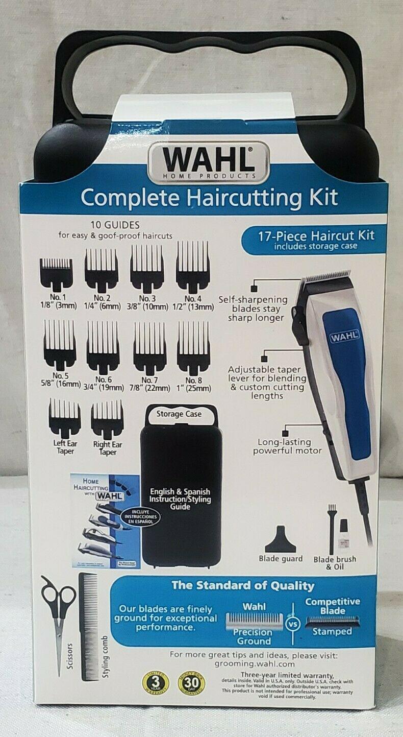 WAHL 17 Piece Complete Haircutting Kit Hair Clippers Fast Ship! New