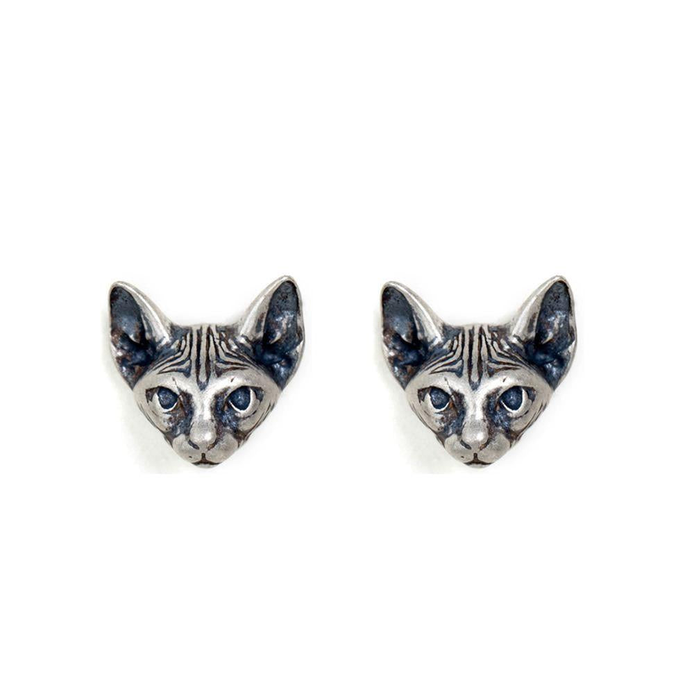 vintage cate cute 925 sterling silver stud earring(single)