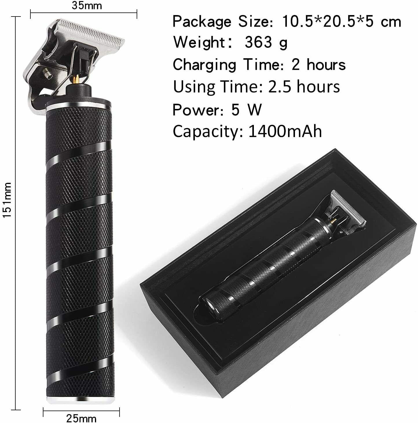 Xnuoyo Electric Hair Clippers, Trimmer Professional Mens Barber Refillable