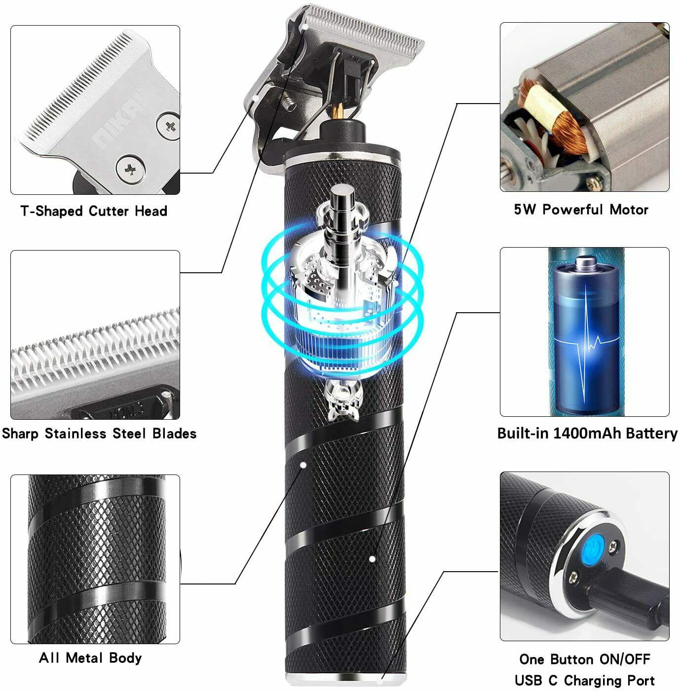 Xnuoyo Electric Hair Clippers, Trimmer Professional Mens Barber Refillable
