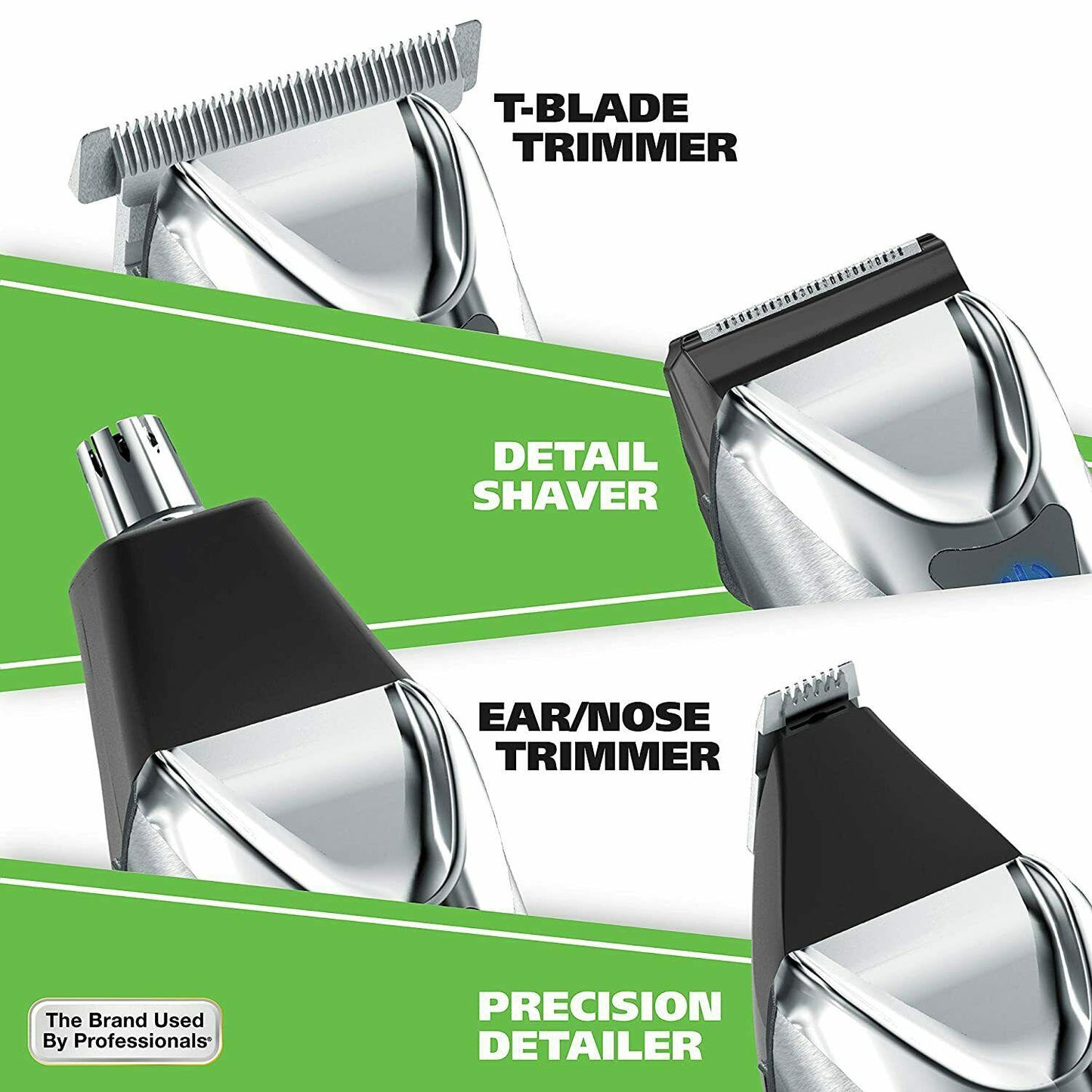 Wahl 9818 All in One Hair Beard and Nose Shaver Trimmer for Men &