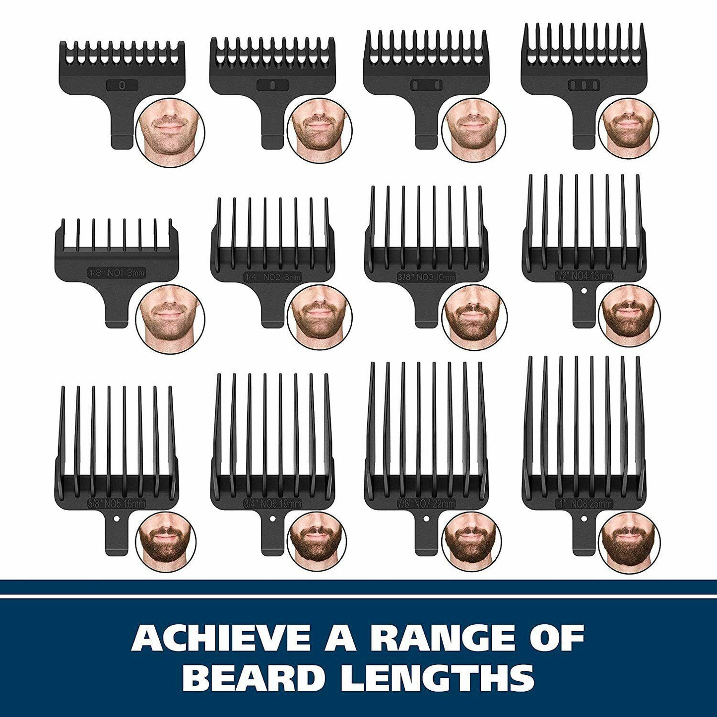 Wahl 9818 All in One Hair Beard and Nose Shaver Trimmer for Men &