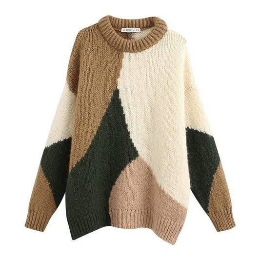 vintage oversized soft knitted sweater