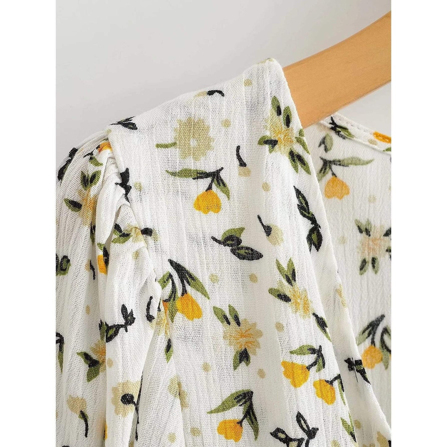 vintage white petal midi dress