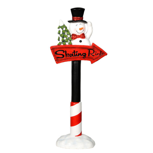 Vickerman 36" Snowman Skating Rink Sign