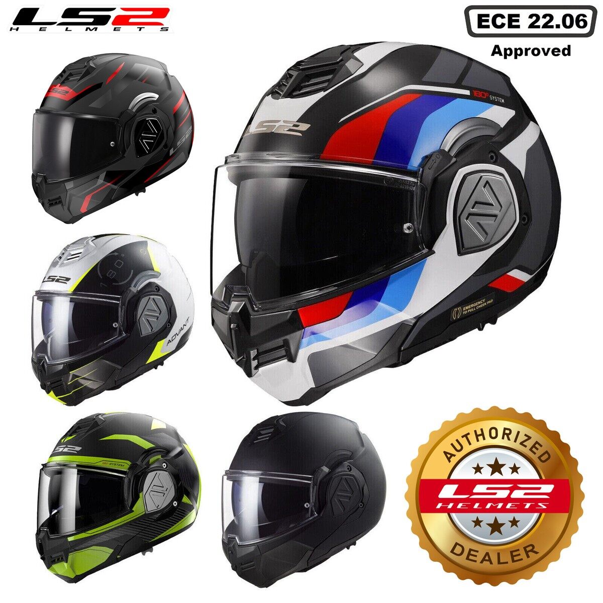 ποΈ LS2 FF901 ADVANT X+ Carbon Fiber Motorcycle Helmet | βοΈ Ultra-light full face/flip cover dual-purpose | π‘οΈ ECE 22.06 P/J dual certification | π₯ Limited time 50% off + free SENA S50 Bluetooth headset!
