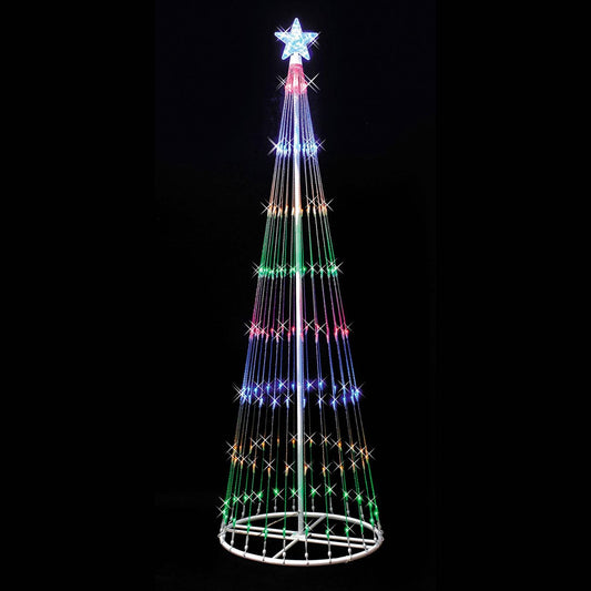 Vickerman 4' x 24" LED 152 Multi-color Light Show Tree