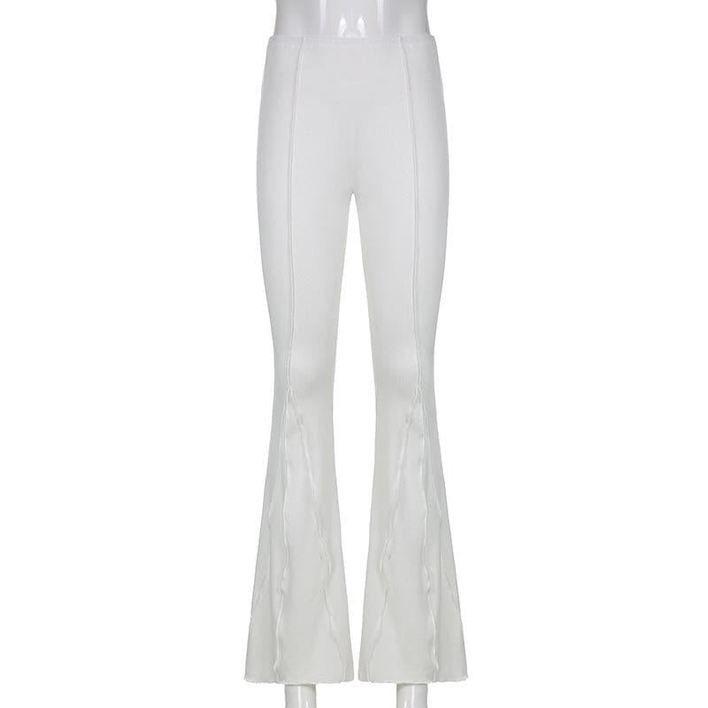 vintage hippe low waist flare trousers