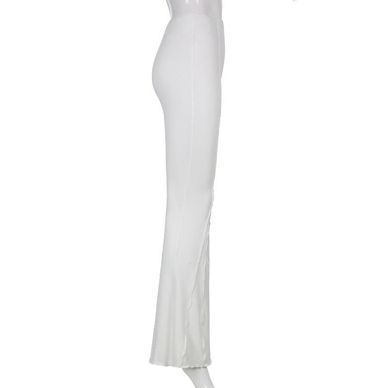 vintage hippe low waist flare trousers