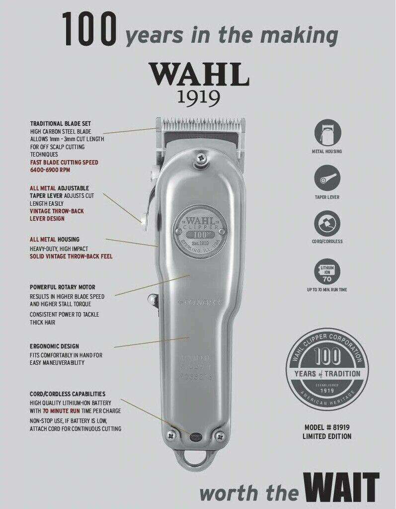 Wahl 100 Year Anniversary Limited Edition 1919 Clipper Set #81919 Express Ship