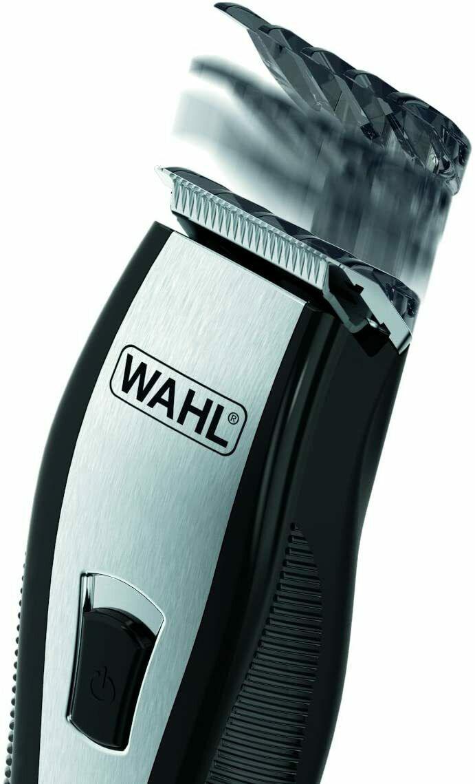 Wahl Li Vario Hair Trimmer Black / Silver Including 2 Combs Genuine