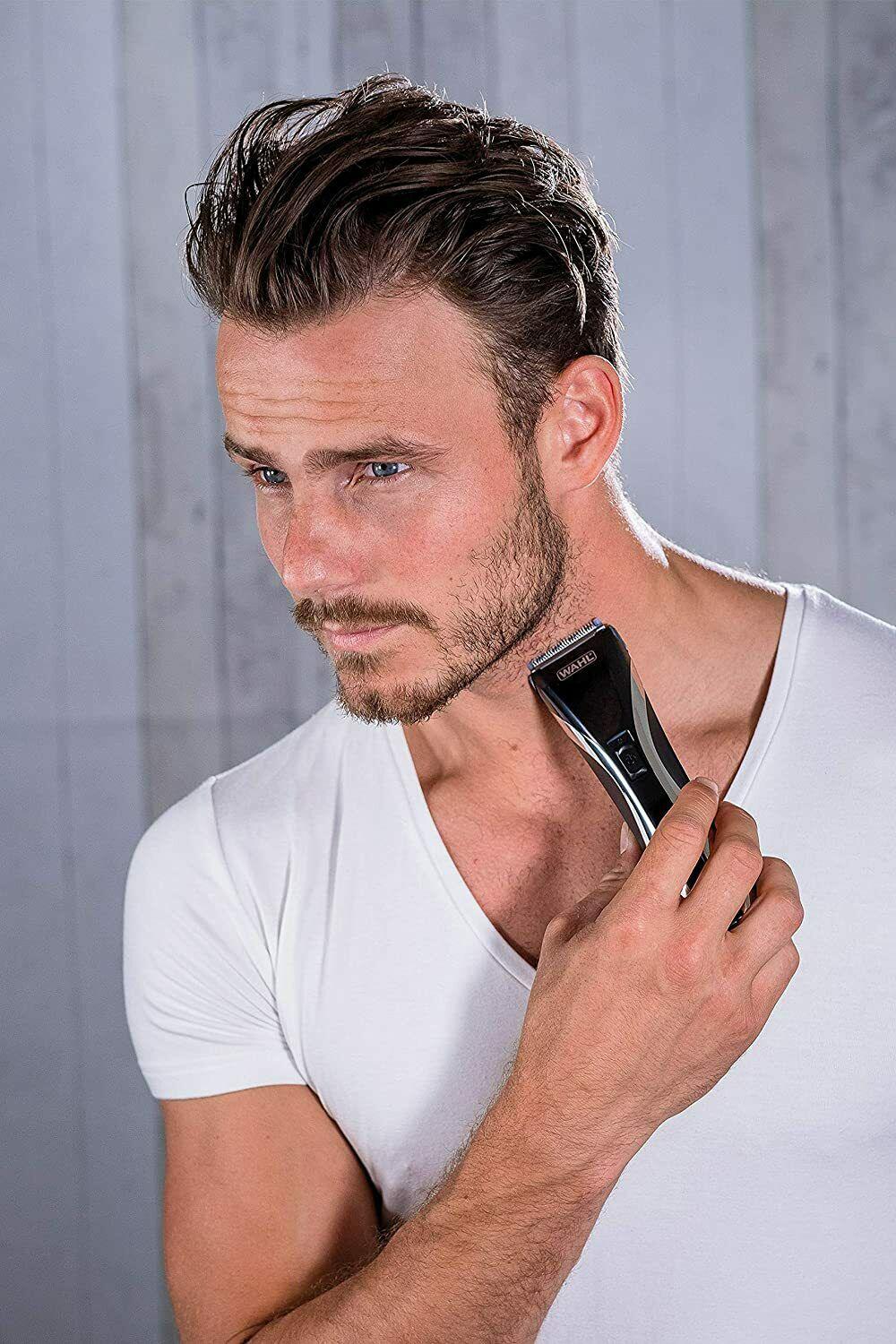 Wahl Li Vario Hair Trimmer Black / Silver Including 2 Combs Genuine