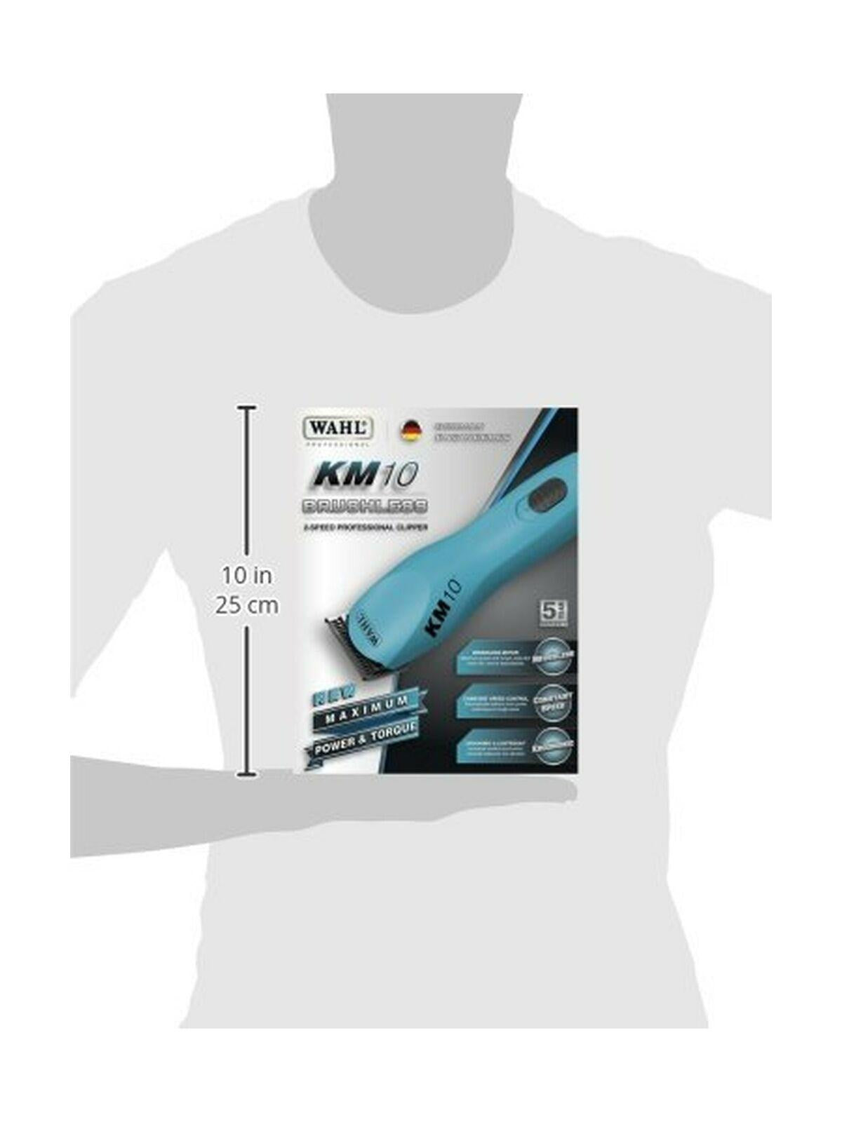 Wahl KM10 2 Speed Brushless Motor Clipper - Turquoise