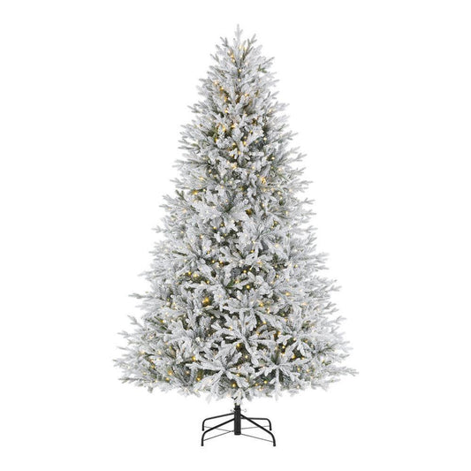 7.5 ft KenFraser Flocked Christmas Tree