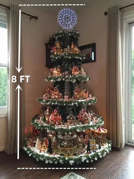 💝Last Day Sale💥Ferris Shaped Christmas Tree ( Size 4FT , 6FT , 8FT )