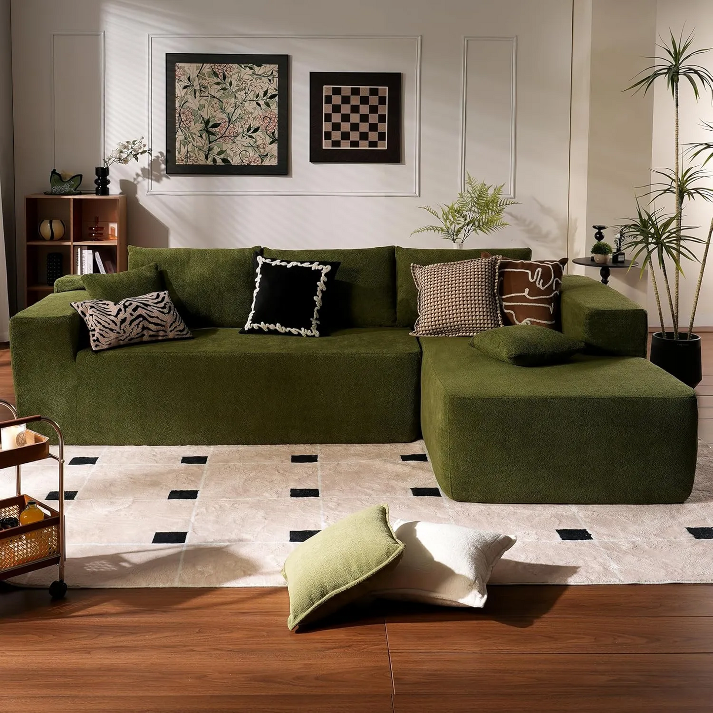 💥Last Day $39.99! 🔥Minimalist Sofa –2 Piece Cloud-Like Sectional Sofa✨