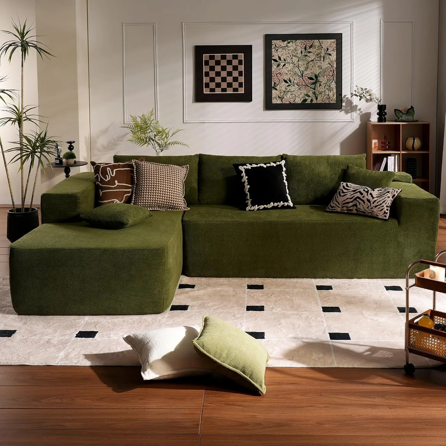 💥Last Day $39.99! 🔥Minimalist Sofa –2 Piece Cloud-Like Sectional Sofa✨