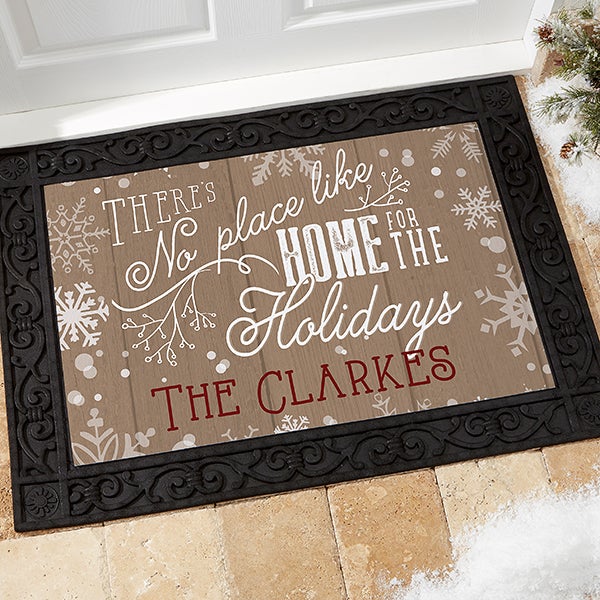 no place like home personalized doormats
