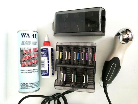 Wahl Professional Sterling Stinger Clipper  Metal guard and more  set rare
