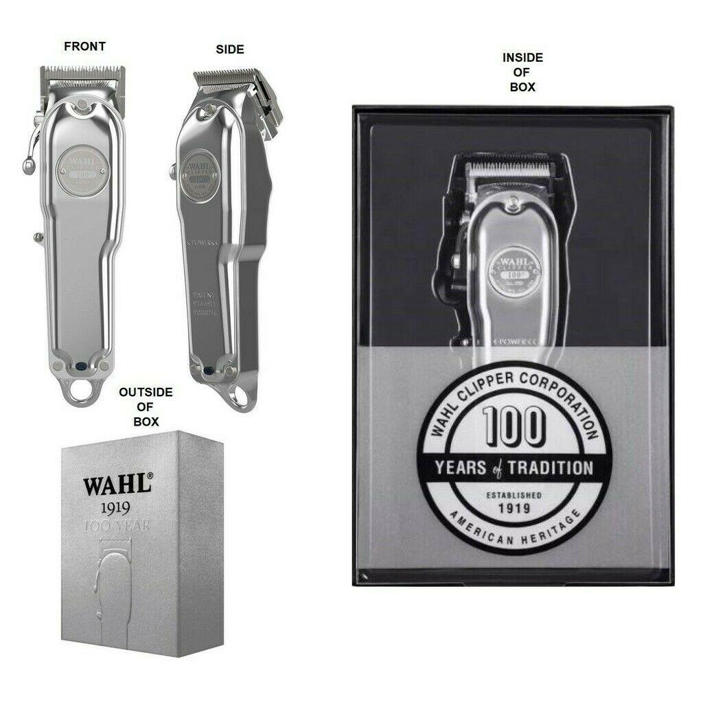 Wahl 100 Year Anniversary Limited Edition 1919 Clipper Cordless Set Silver DHL